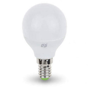 Лампа светодиодная LED-ШАР-standard 7.5Вт 160-260В Е14 3000К 675Лм ASD