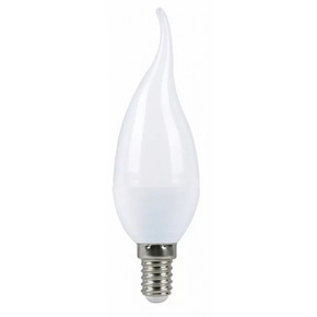 Светодиодная (LED) Свеча на ветру матовая Лампа Smartbuy-C37-05W/4000/E14 (SBL-C37Tip-05-40K-E14)