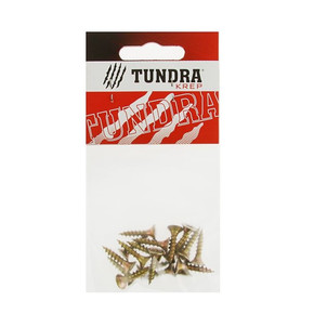 Саморезы универсальные TUNDRA krep, 4.5х25 мм, цинк, потай, 18 шт. 1891648