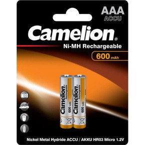 Аккумулятор Camelion R03 600mAh Ni-MH BL2