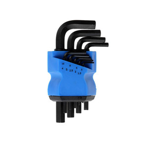 Набор ключей шестигранников TUNDRA comfort black, CrV 1.5 - 10 мм 9 штук с шаром   2354400