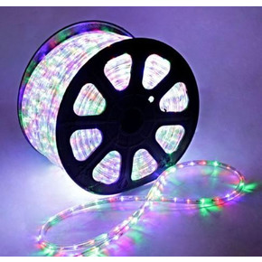 LED шнур 13 мм, круглый, 100м, чейзинг, 3W-LED/м-36-220V,каждый метр разным цветом.Мульти 3581121
