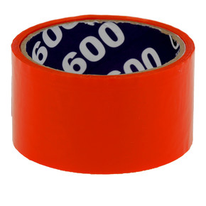 Клейкая лента упаковочная 48 мм х 24 м, 45 мкм UNIBOB (оранжевая) 3391274