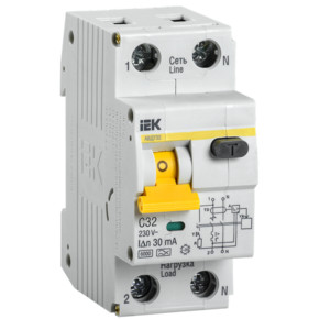 АВДТ-32 С32 Автоматический выключатель дифференциального тока IEK