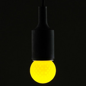 Лампа светодиодная декоративная Luazon, Шарик d=45 мм, 5 SMD2835, ЖЕЛТЫЙ 2580339