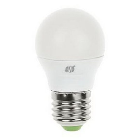 Лампа светодиодная LED-ШАР-standard 5Вт 230В Е27 4000К 450Лм ASD
