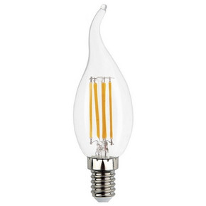 Светодиодная (LED)FIL Свеча на ветру Лампа Smartbuy-C37-05W/3000/E14