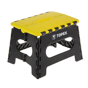 Табурет складной TOPEX, максимальная нагрузка 150 кг, высота 220 мм 1609771