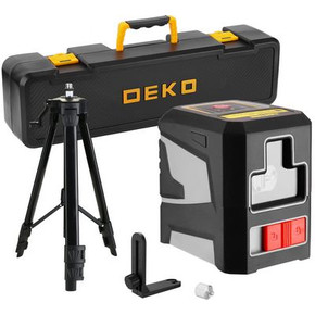 Уровень лазерный самовыравнивающийся в кейсе DEKO DKLL11 SET 2 PREMIUM