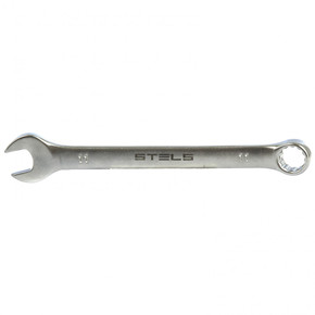 Ключ комбинированный, 11 мм, CrV, матовый хром Stels
