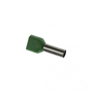 Наконечник-гильза НГИ2 16-14 с изолированным фланцем (зеленый) (100 шт) ИЭК