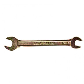 Ключ рожковый, 8 х 10 мм, желтый цинк Сибртех