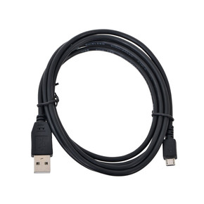 Кабель USB2.0 A--> micro B 5P 1,8 m черный в пакете (К719)/320/