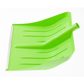 Лопата для уборки снега пластиковая, зеленая, 400 х 420 мм, без черенка, Россия, Сибртех