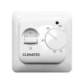 Базовый терморегулятор CLIMATIQ BT (белый) (механическое управление)