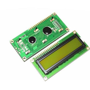 ЖК-дисплей LCD1602 зеленый экран 5v крепление акрил