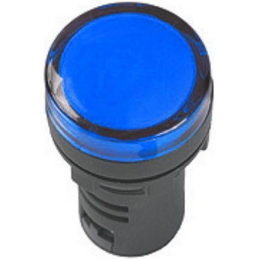 Сигн. лампа AD22DS(LED) 24В AC/DC матрица d22мм синий ИЭК
