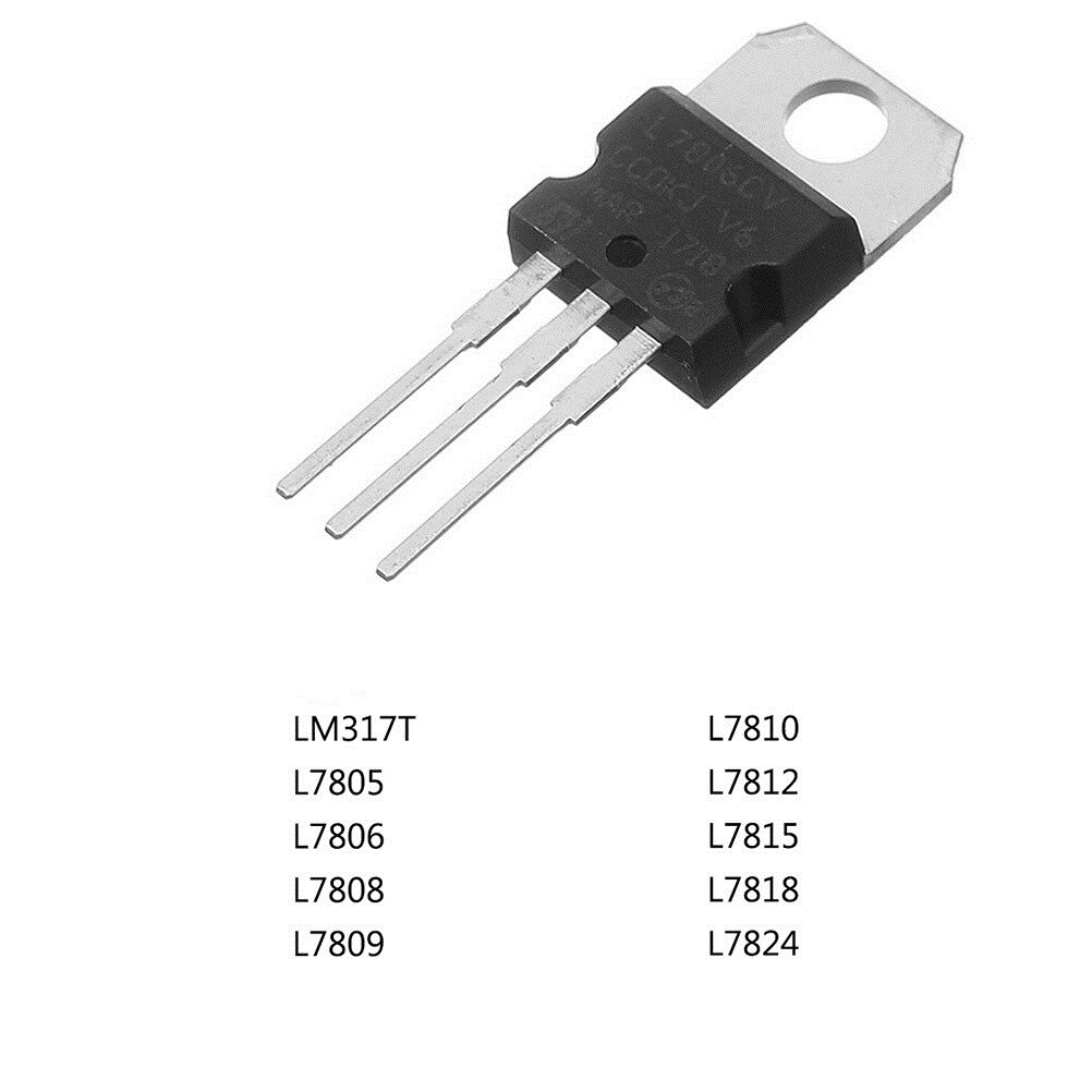 Стабилизатор напряжения LM317T L7805 L7806 L7808 L7809 L7810 L7812 L7815  L7818 L7824 - купить в интернет-магазине Мегавольт: отзывы, характеристики,  фото