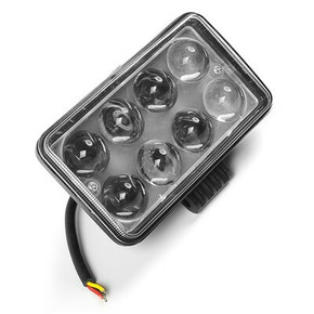 Фара светодиодная PF-004, 8 LED, стекло прозрачное, 1 шт. 2768095