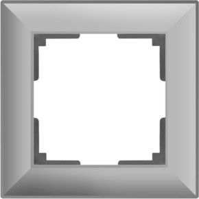 WL14-Frame-01/ Рамка на 1 пост (серебряный)
