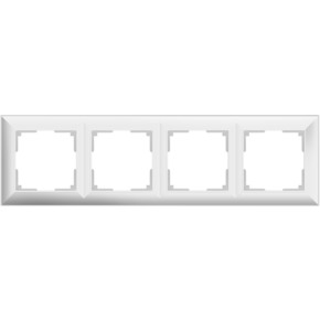 WL14-Frame-04/ Рамка на 4 поста (белый)