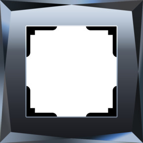 WL08-Frame-01/Рамка на 1 пост (черный)
