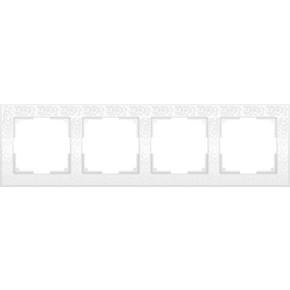 WL05-Frame-04-white / Рамка на 4 поста (белый)