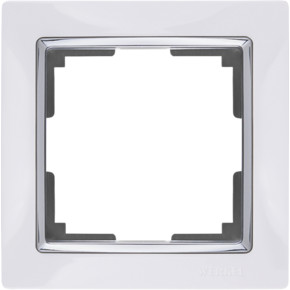 WL03-Frame-01-white / Рамка на 1 пост (белый)