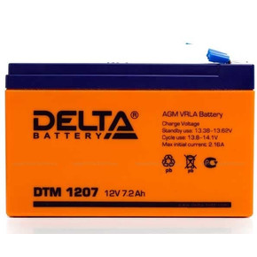 Аккумулятор DTM 1207 7,2 А/ч, 12В DELTA