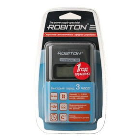 Зарядное устройство Robiton SmartDisplay 1000 R03/R6x1/2/3/4 (250-1000mA) мпроц./откл.