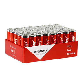 Батарейка алкалиновая Smartbuy LR6/40 bulk (40/720) (SBBA-2A40S)