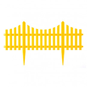 Забор декоративный Гибкий, 24 x 300 см желтый Palisad