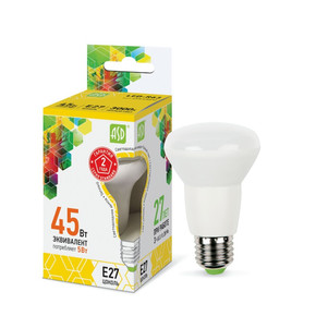 Лампа светодиодная LED-R63-standard 5Вт 160-260В Е27 3000К 450Лм ASD