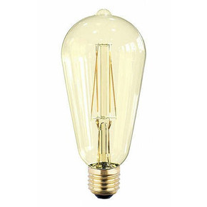 Лампа светодиодная LED-ST64-PRM 8Вт 160-260В Е27 3000К 720Лм золотистая IN HOME