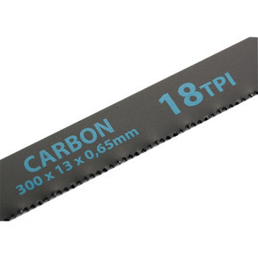 Полотна для ножовки по металлу, 300 мм, 18TPI, Carbon, 2 шт.// Gross