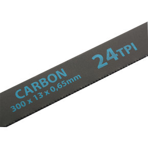 Полотна для ножовки по металлу, 300 мм, 24TPI, Carbon, 2 шт// Gross