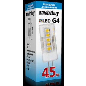Светодиодная (LED) Лампа Smartbuy-G4-4,5W/6400/G4 (SBL-G4 4_5-64K)