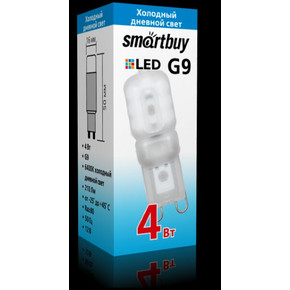 Светодиодная (LED) Лампа Smartbuy-G9-4W/6400/G9 (SBL-G9 04-64K)