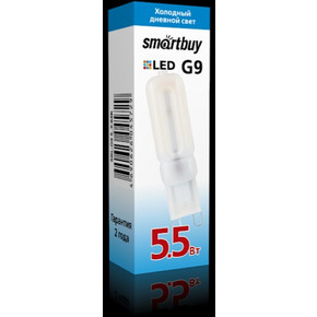 Светодиодная (LED) Лампа Smartbuy-G9-5,5W/6400/G9 (SBL-G9 5_5-64K)