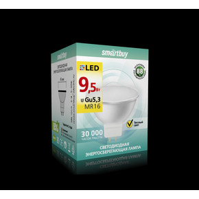 Светодиодная (LED) Лампа Smartbuy-Gu5,3-9,5W/3000 (SBL-GU5_3-9_5-30K)