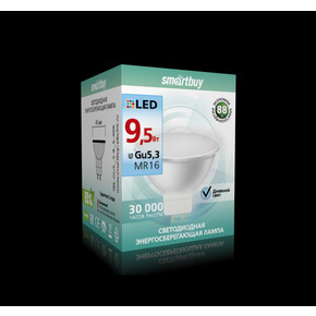 Светодиодная (LED) Лампа Smartbuy-Gu5,3-9,5W/4000 (SBL-GU5_3-9_5-40K)