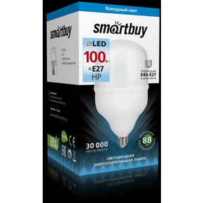 Светодиодная (LED) Лампа Smartbuy-HP-100W/6500/E27 (SBL-HP-100-65K-E27)