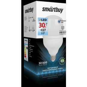 Светодиодная (LED) Лампа Smartbuy-HP-30W/6500/E27 (SBL-HP-30-65K-E27)