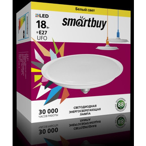 Светодиодная (LED) Лампа Smartbuy-UFO-18W/4000/E27 (SBL-UFO-18-4K-E27)