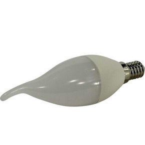 Светодиодная (LED) Свеча на ветру матовая Лампа Smartbuy-C37-8,5W/4000/E14 (SBL-C37Can-8_5-40K-E14)