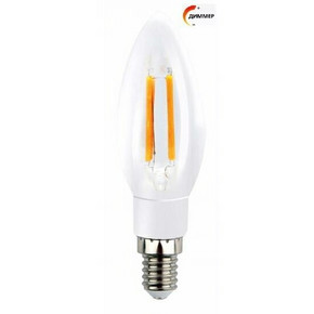 Светодиодная (Диммер) Лампа Fil Smartbuy-С37-5W/3000/E14 (SBL-С37DF-5-30K-E14)