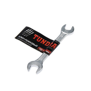 Ключ гаечный, рожковый TUNDRA basic, хромированный, 10х11 мм 878018