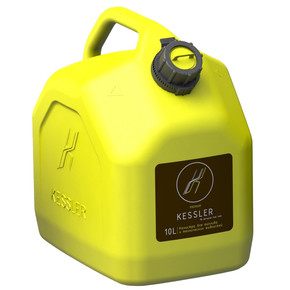 Канистра 10л для топлива KESSLER (желтая, воронка внутри)