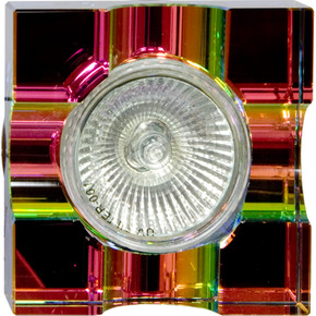 Светильник ИВО-50w 12в,G5.3,с/с декор.многоцв.Feron