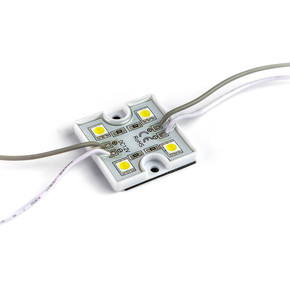 Светодиодный модуль SMD5050, 4 LED, ABS пластик, 15-18 Lm/1LED, 1W/модуль, IP65, БЕЛЫЙ 848591